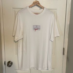 Supreme Signature Label S/S Top White (L)